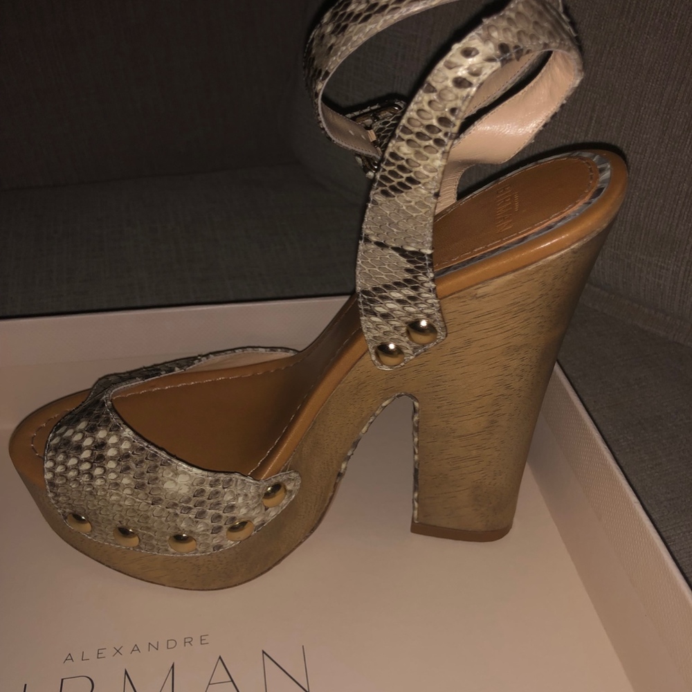 Alexandre Birman Zoee Python Sandals - image 7